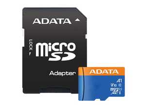کارت حافظه ای دیتا مدل ADATA Premier MicroSDXC Card UHS-I Class 10 A1 V10 256GB 100MB/s با آداپتور